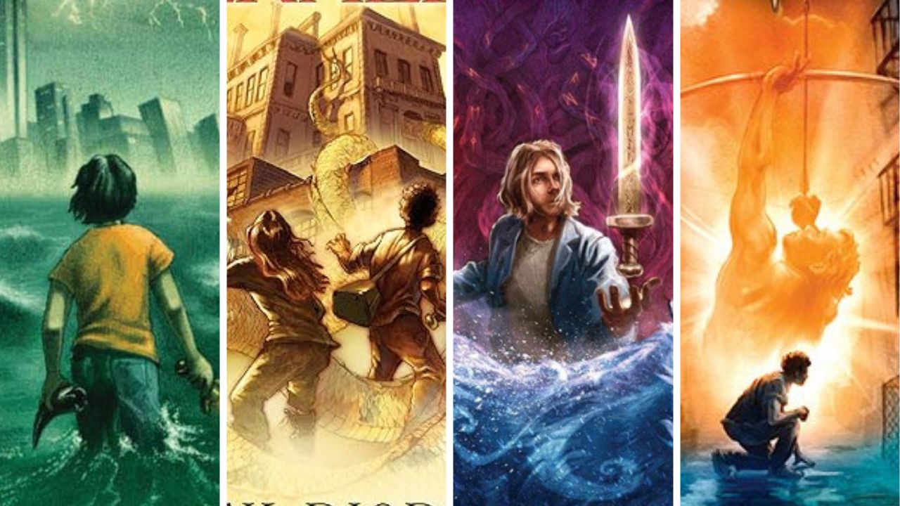 Capas dos livros de Rick Riordan