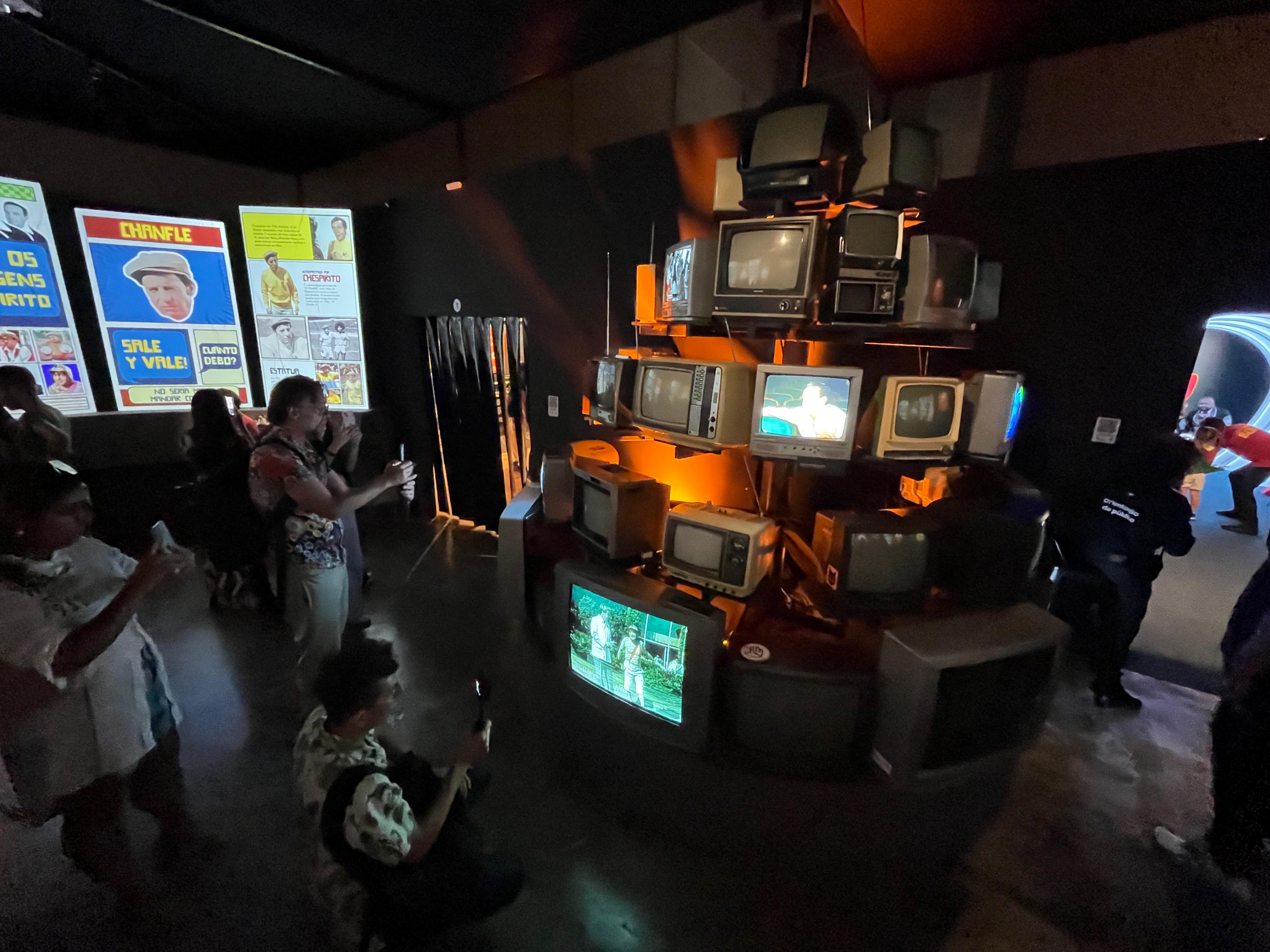 Espaço imersivo da exposição