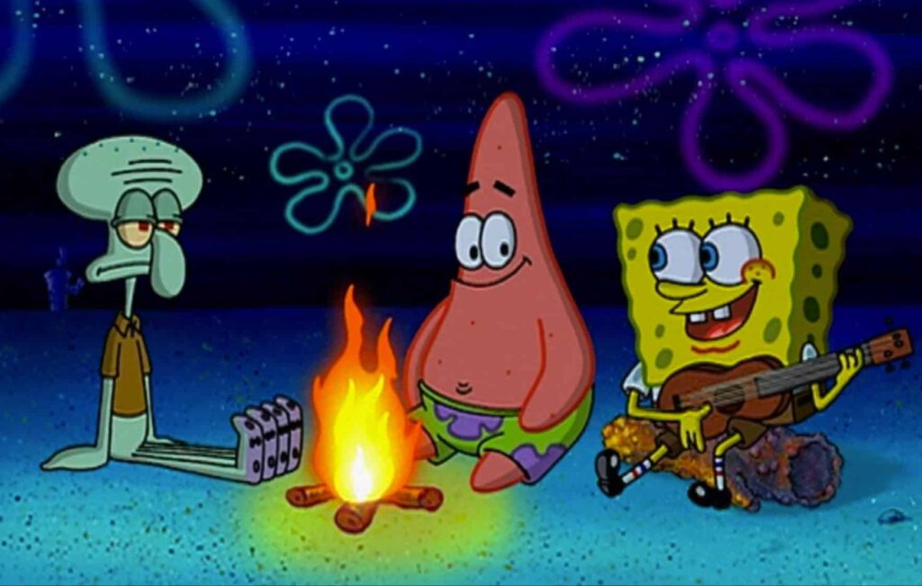 Cena de "Bob Esponja Calça-Quadrada"