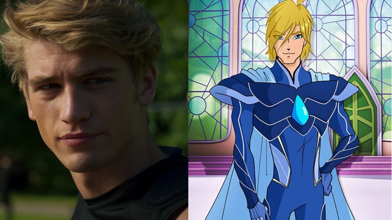 Danny Griffin como Sky em 'Fate: A Saga Winx' e Sky em "O Club das Winx"