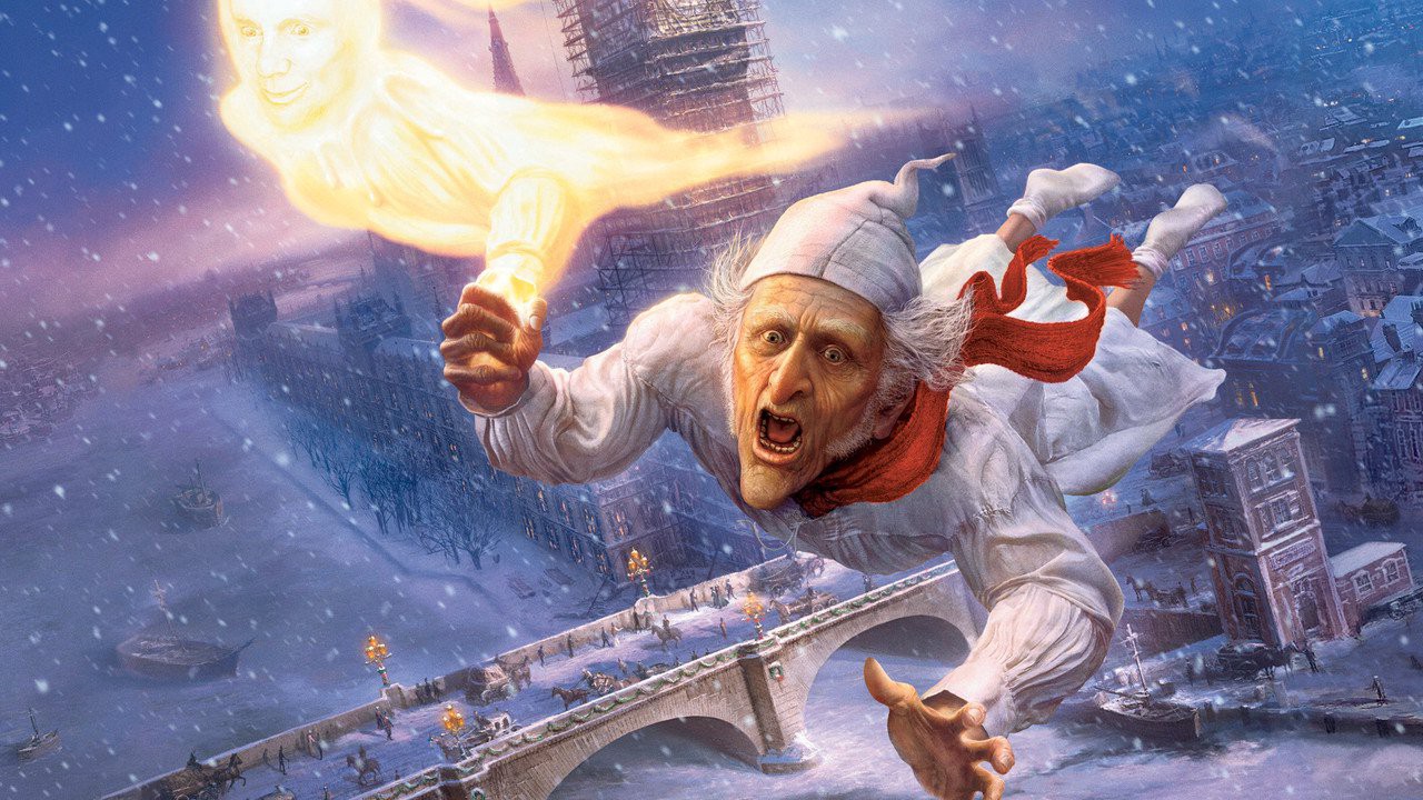 Imagem promocional da animação 'Os Fantasmas de Scrooge' (2009)