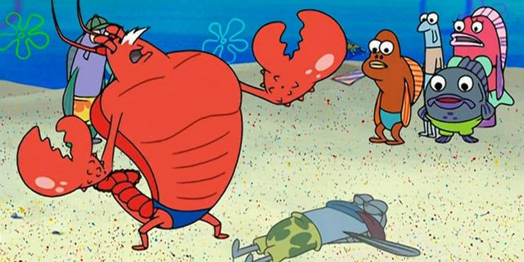 Cena de 'Bob Esponja Calça-Quadrada'