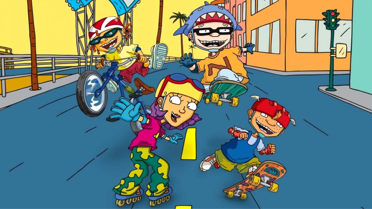 personagens da animação Rocket Power