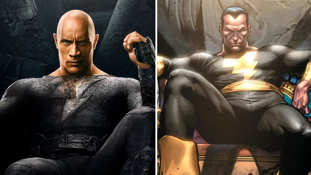 5 diferenças entre o Adão Negro dos quadrinhos e dos cinemas