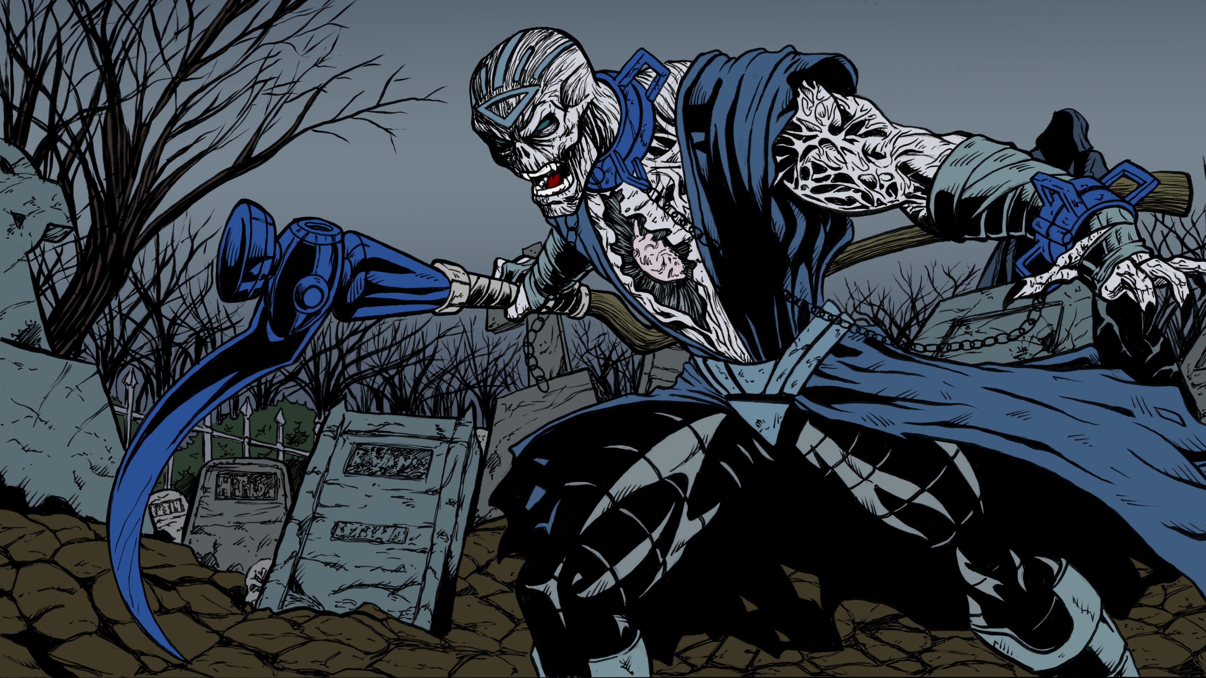 Nekron nos quadrinhos 