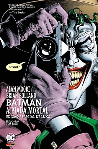 Capa da HQ 'Batman - A Piada Mortal' 