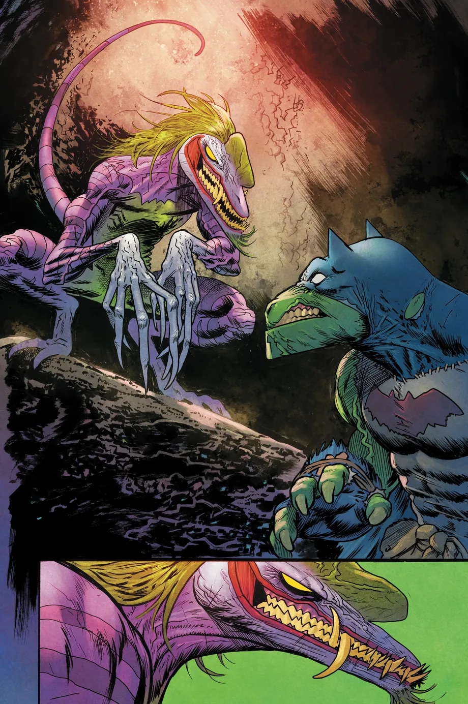 Batman e Coringa em Jurassic League
