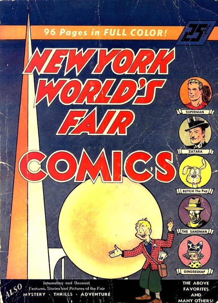 Sandman na World’s Fair Comics #1
