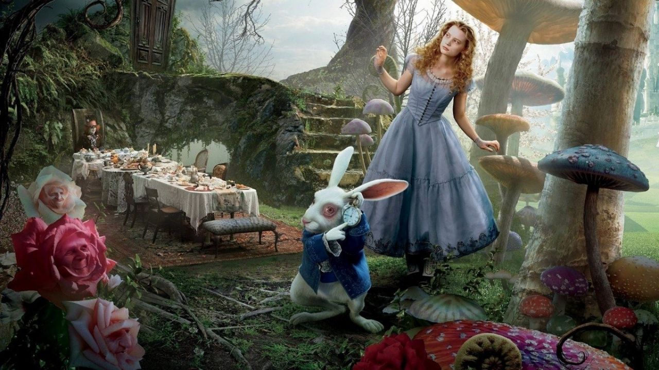 Imagem promocional do live-action 'Alice no País das Maravilhas' (2010)