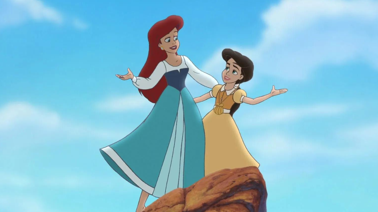 Ariel e Melody em 'A Pequena Sereia II: O Retorno para o Mar'