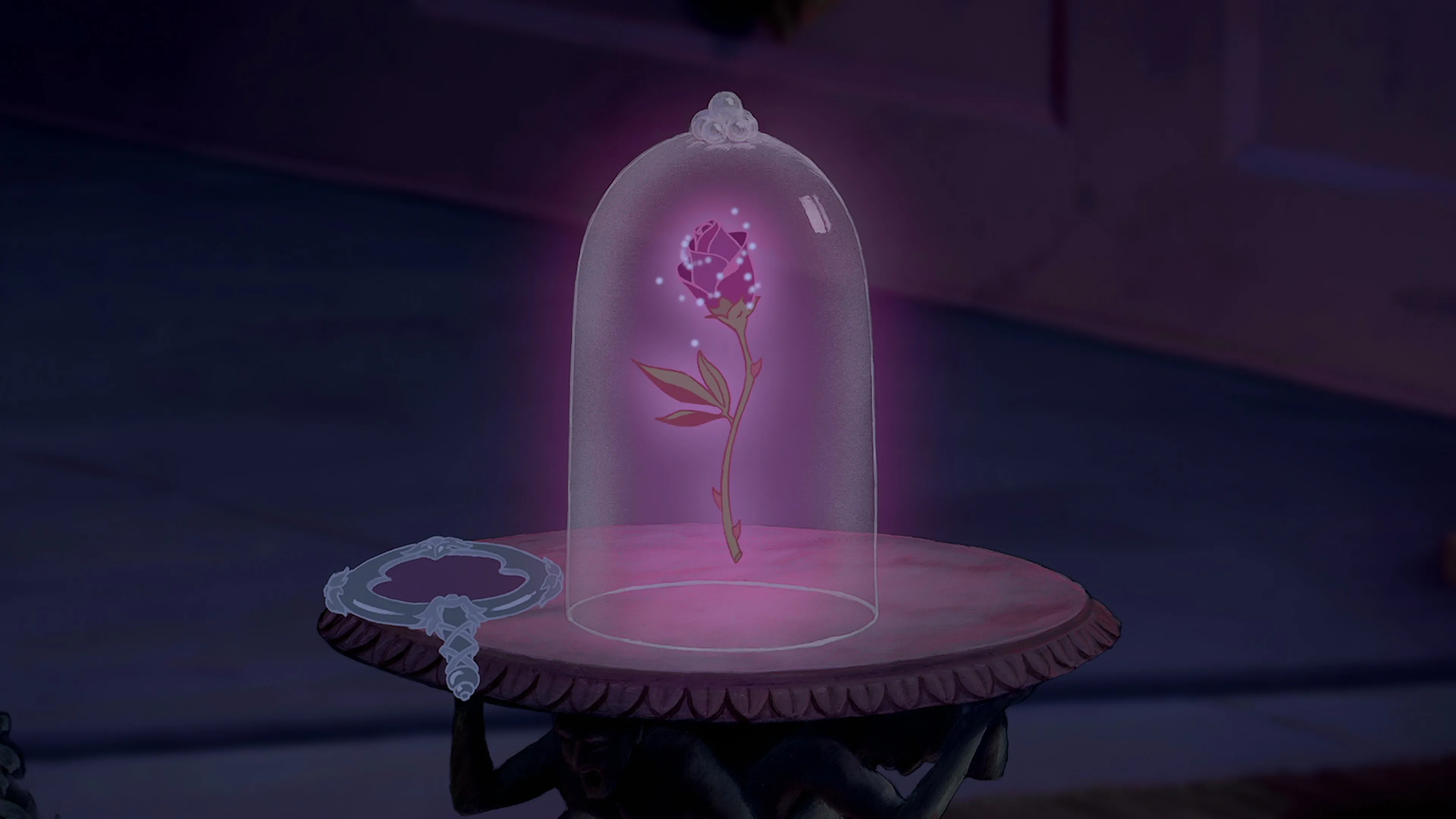 rosa bela e a fera
