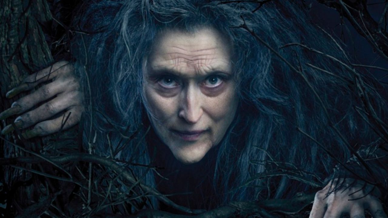 Meryl Streep em imagem promocional de 'Caminhos da Floresta'