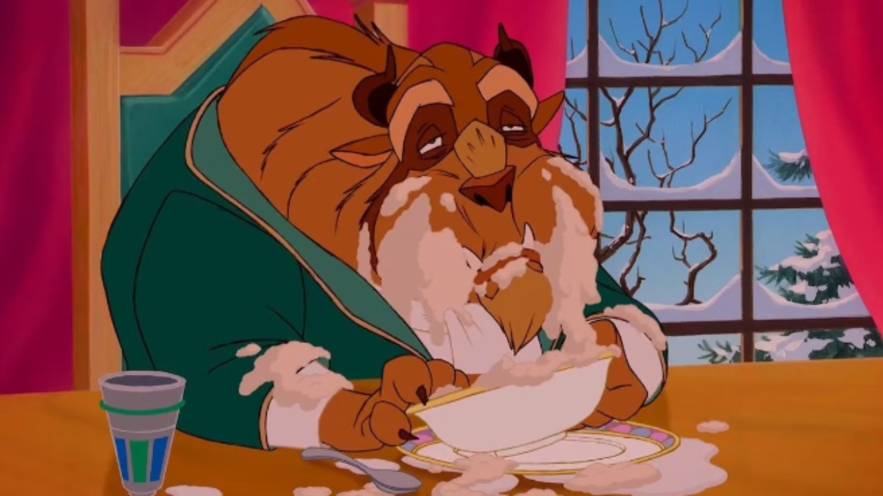 Fera se alimentando