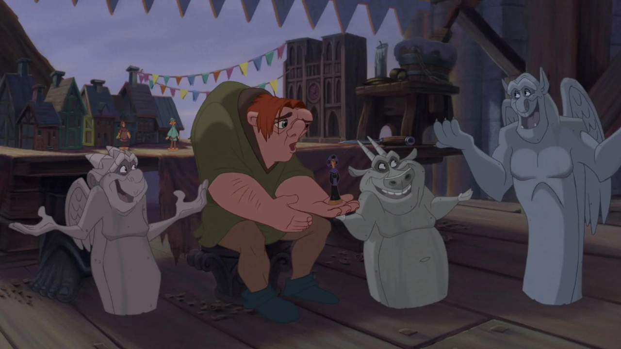 Quasimodo e as gárgulas