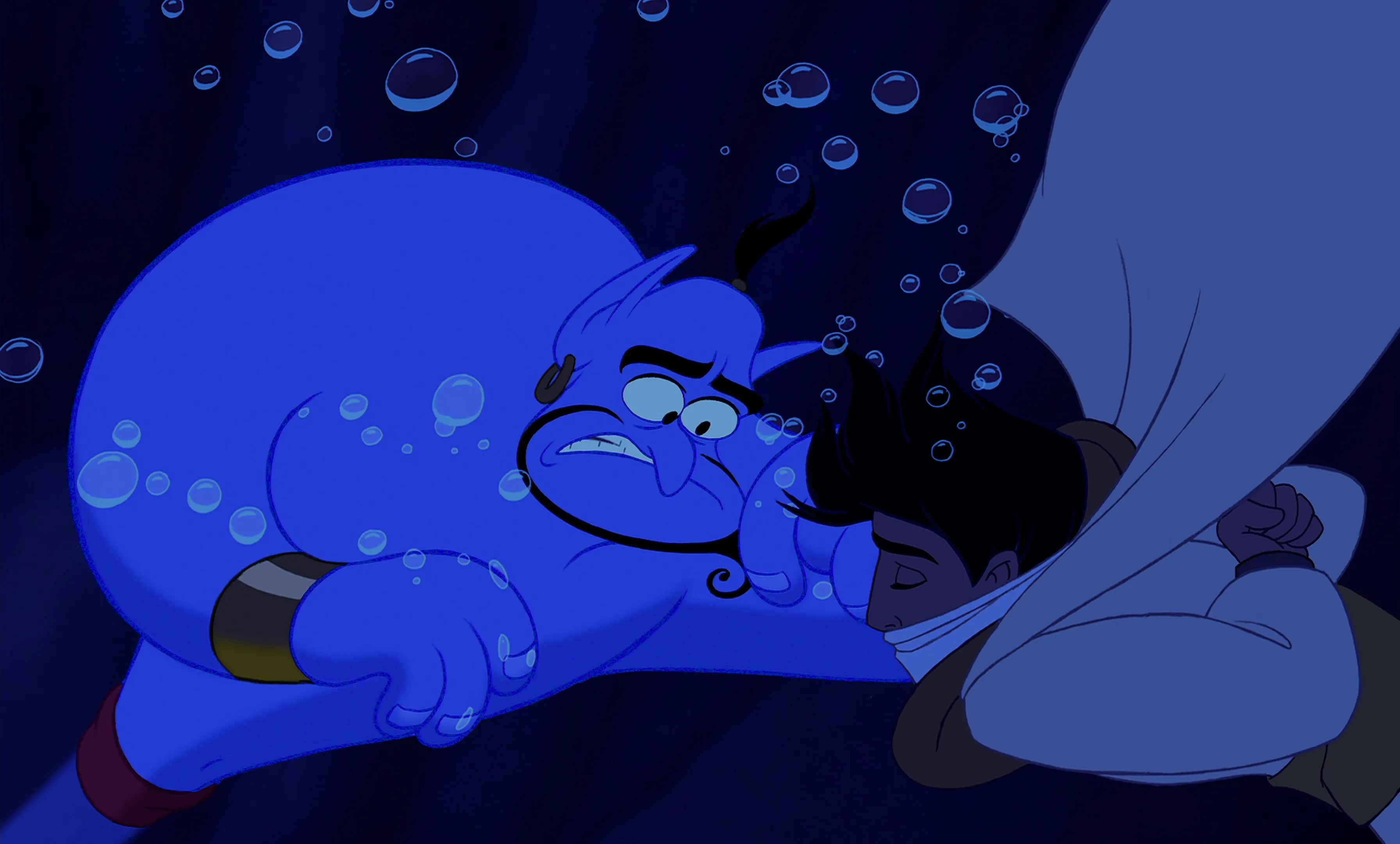 genio e aladdin mar
