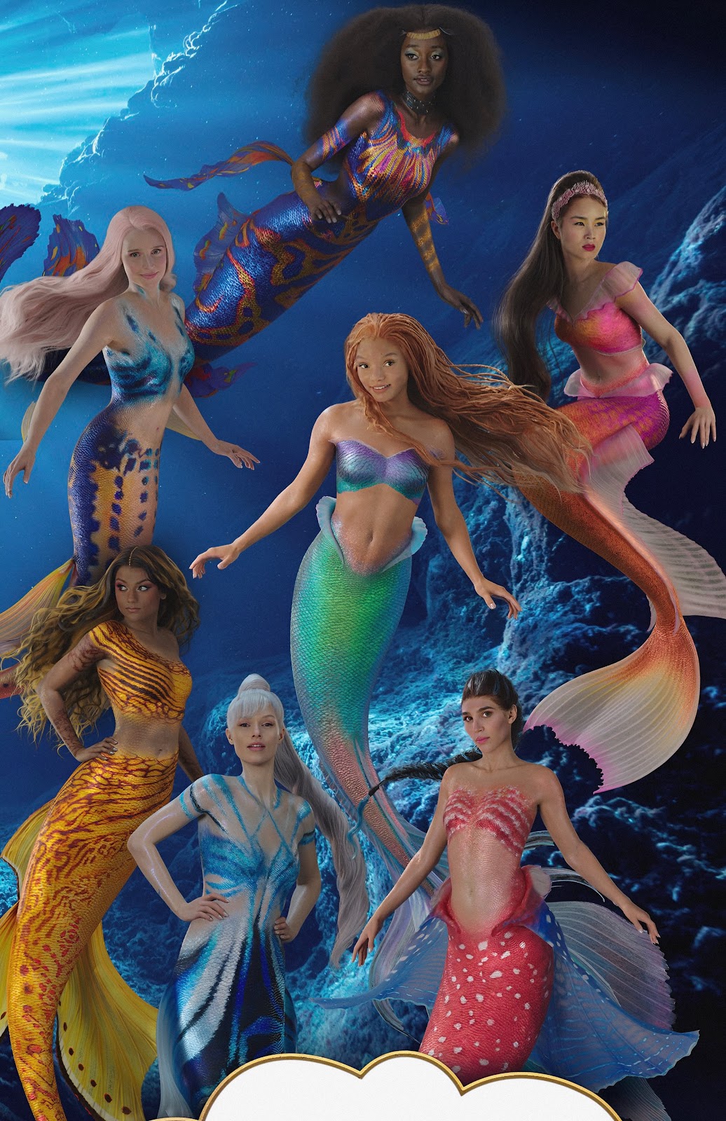 irmãs de Ariel no live-action