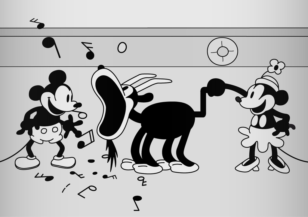 Minnie em "Steamboat Willie"