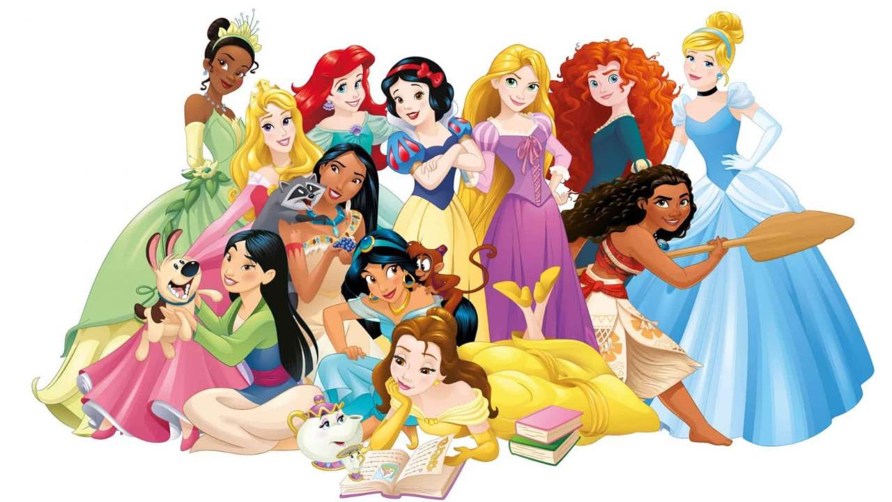 Seguindo as leis da monarquia britânica, quais personagens da Disney não seriam princesas?