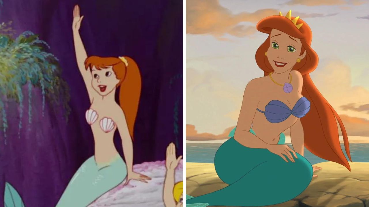 Sereia de "Peter Pan" e Rainha Athena