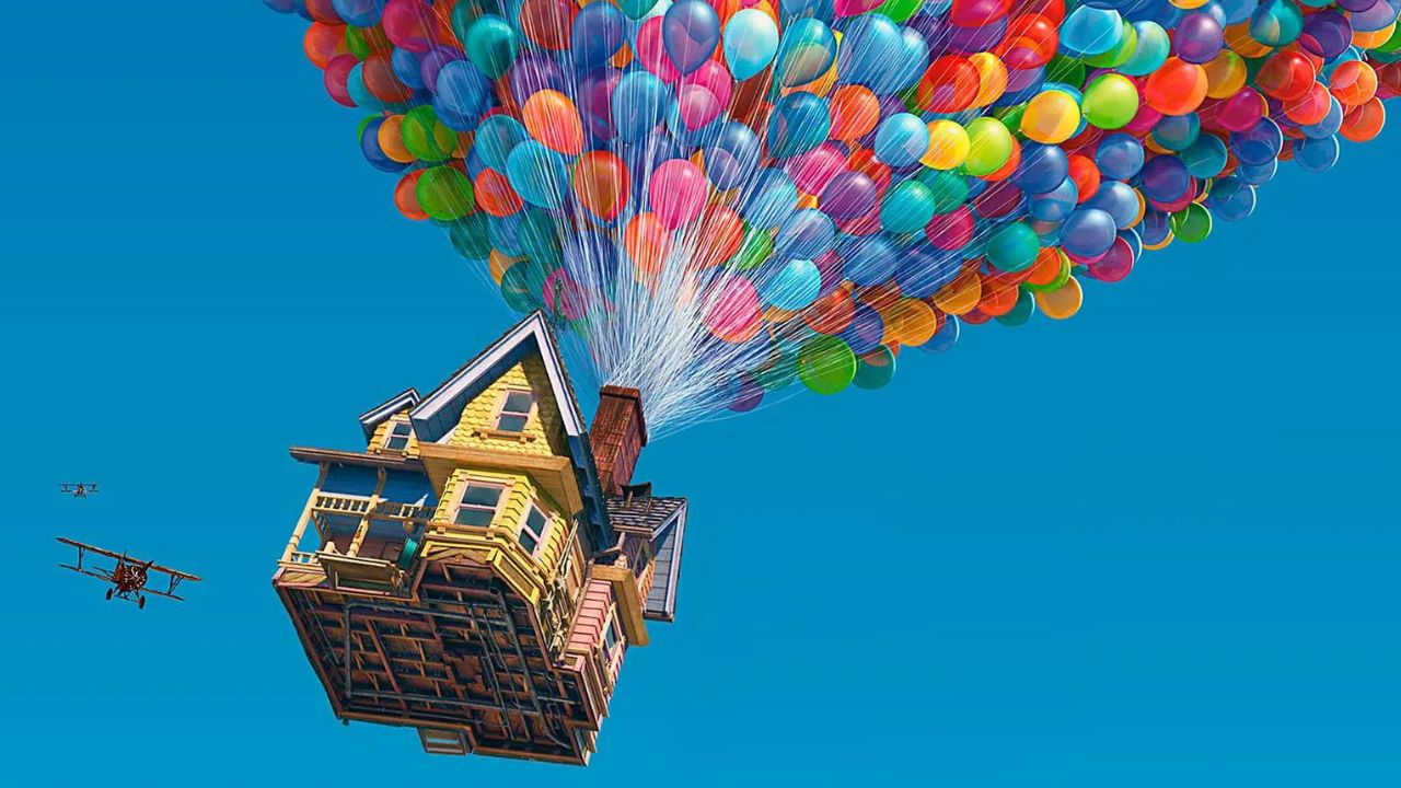 Quantos balões seriam necessários para levantar a casa de Carl em ‘Up: Altas Aventuras’?