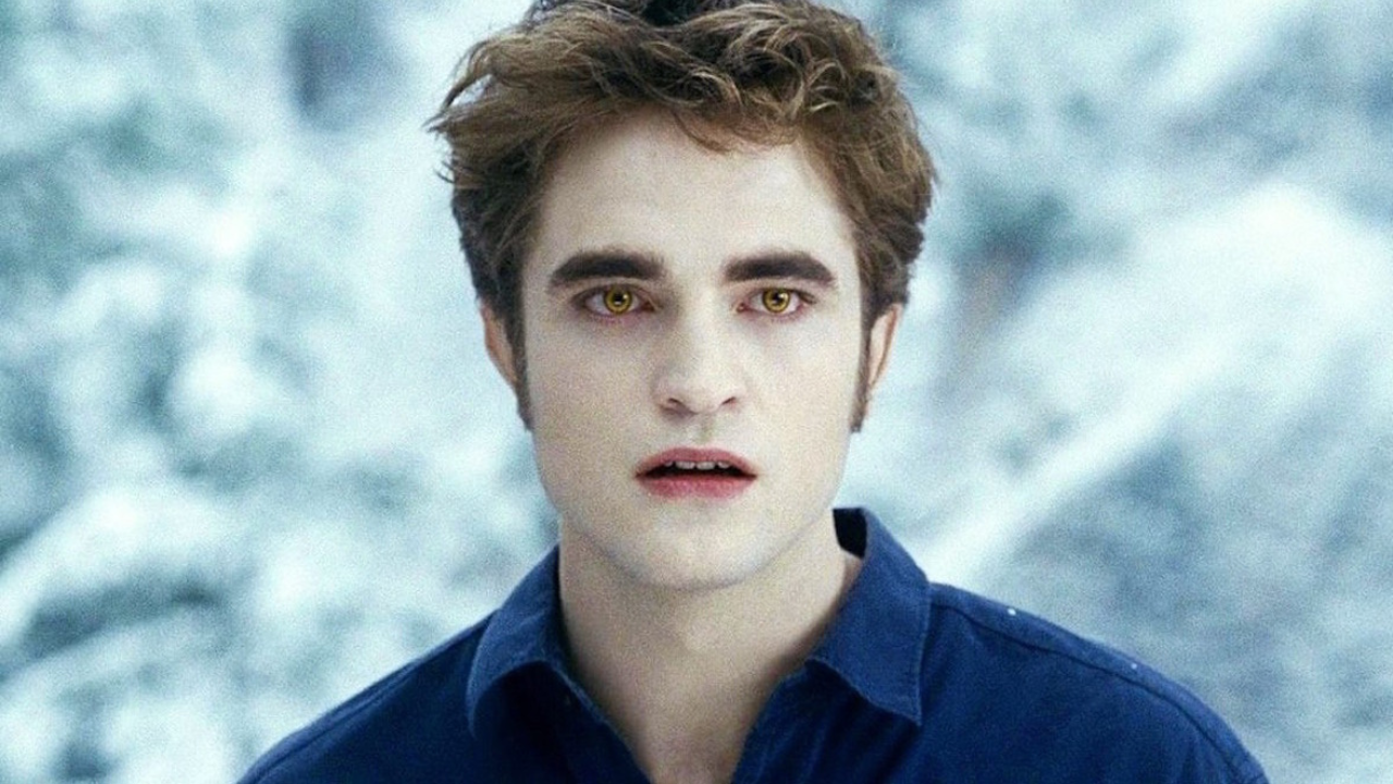Robbert Pattison como Edward na saga Crepúsculo