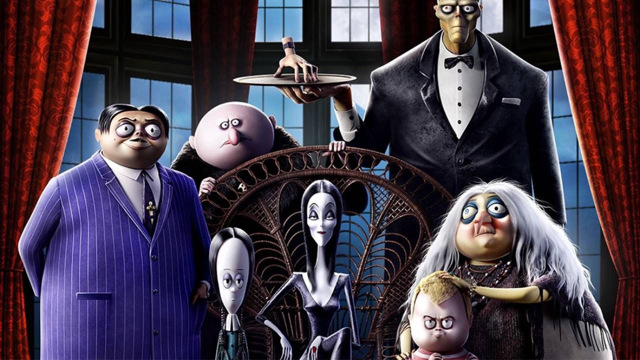 Imagem promocional da animação ' A Família Addams'