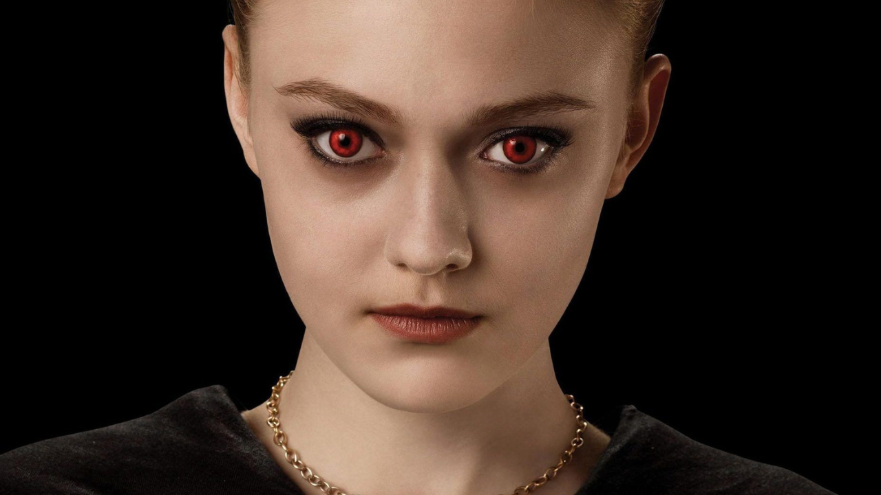 Dakota Fanning como Jane na saga Crepúsculo 
