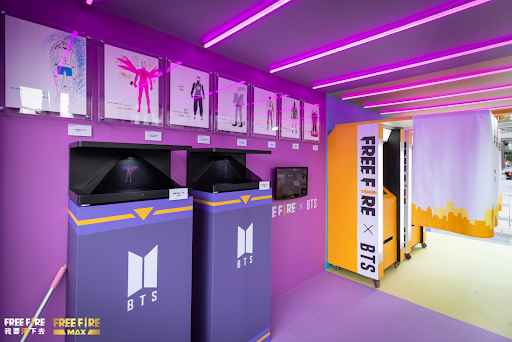 Pop-up BTS e FF