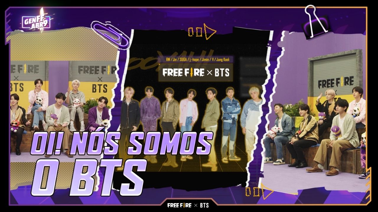 Comemorações finais e lançamento do ‘Free Fire x BTS: O Show’ acontecem em 9 de abril