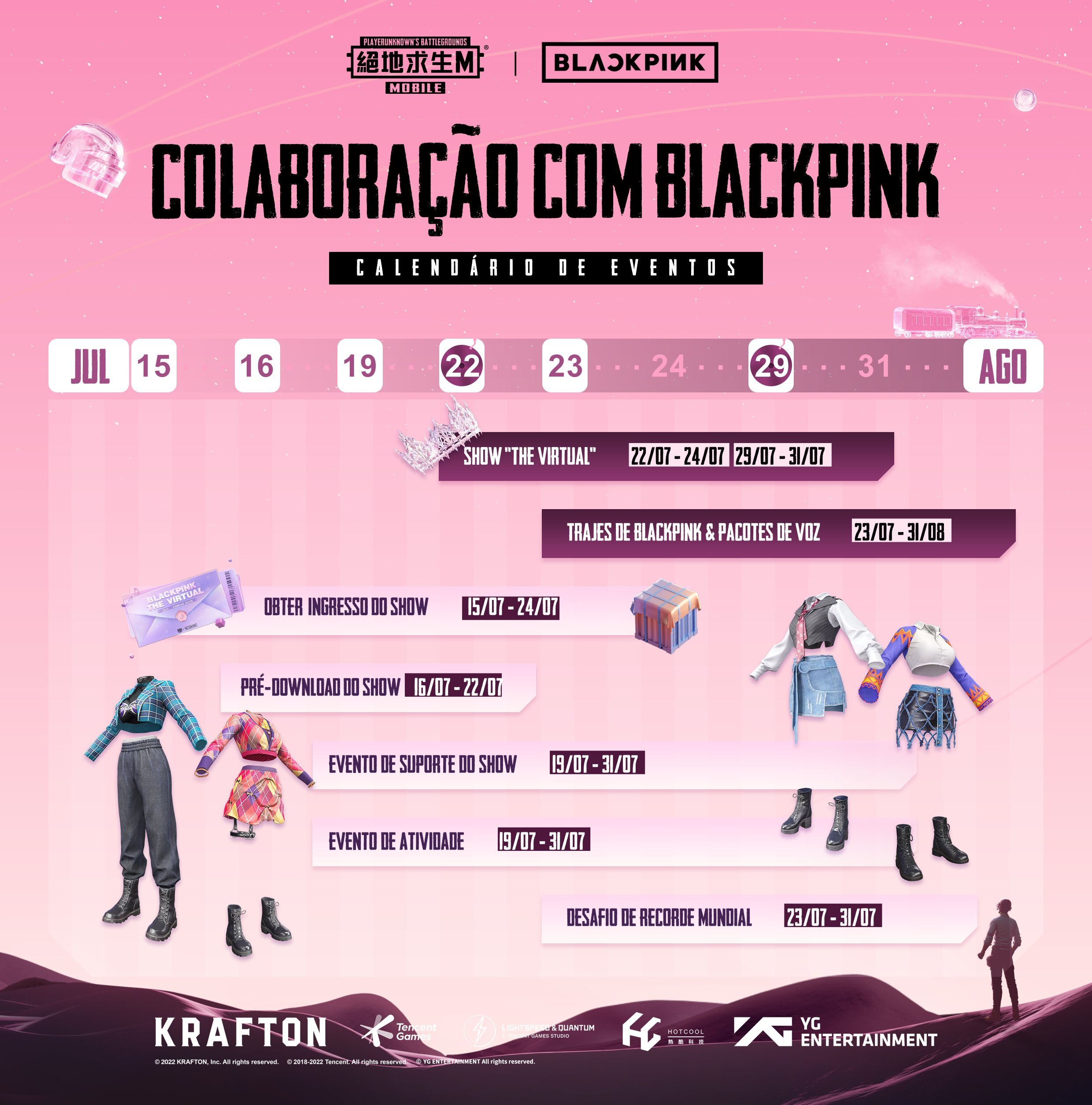 Calendário de eventos