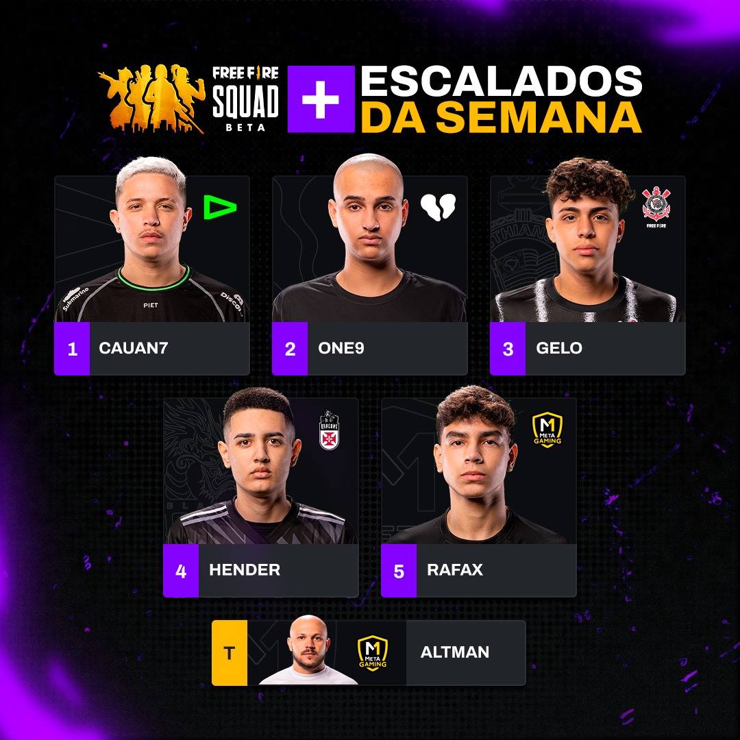 MVPs do FF SQUAD