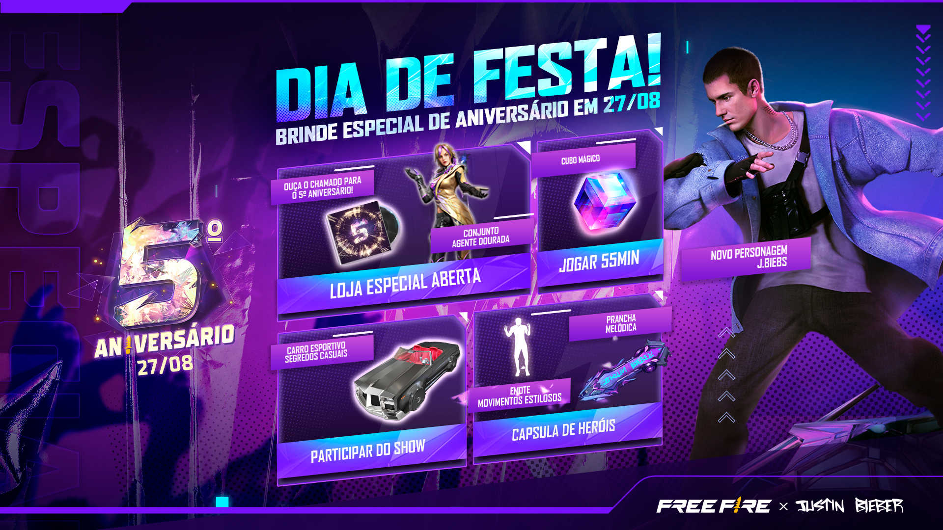 free fire justin bieber
