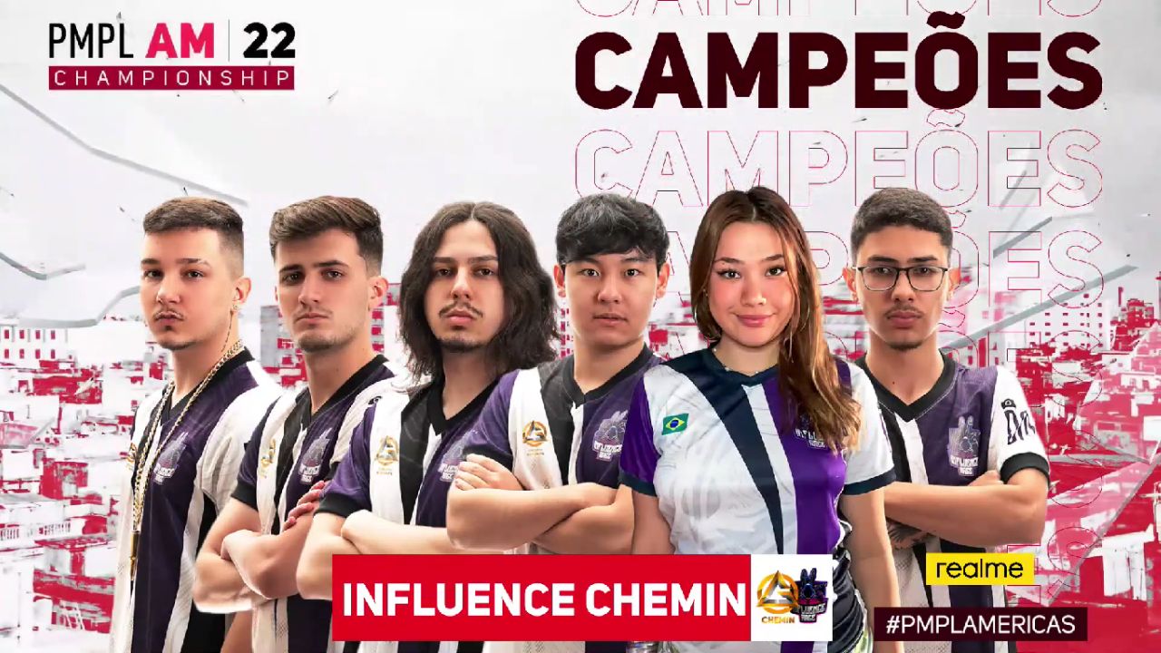 Influence Chemin conquista o bicampeonato na PUBG MOBILE Pro League Américas 2022
