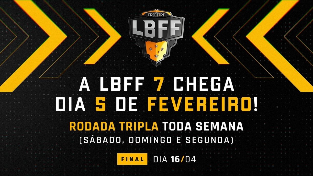LBFF 7 estreia no dia 5 de fevereiro e abre a temporada do competitivo de Free Fire 2022