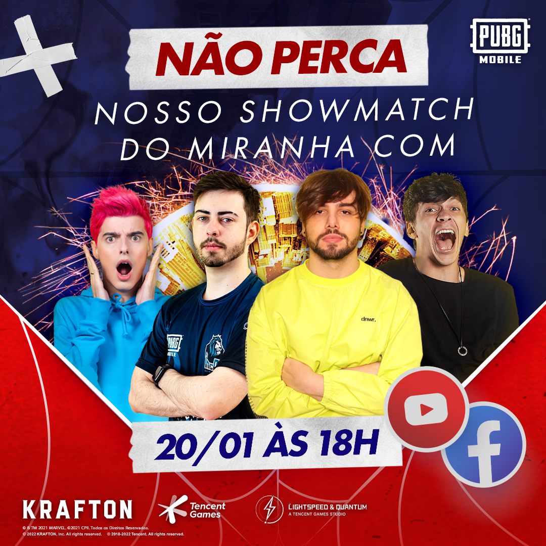 T3ddy, Jean Luca, Júlio Cocielo, o pro-player VItu2K com informações sobre o evento