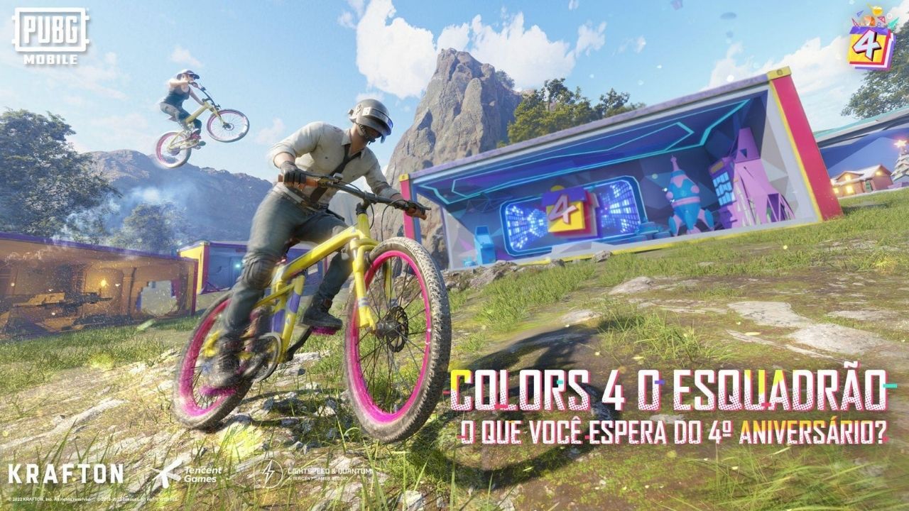 PUBG MOBILE celebra o quarto aniversário com o lançamento da atualização 1.9