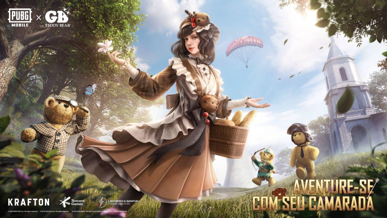 PUBG MOBILE anuncia nova parceria com a Great British Teddy Bear Company