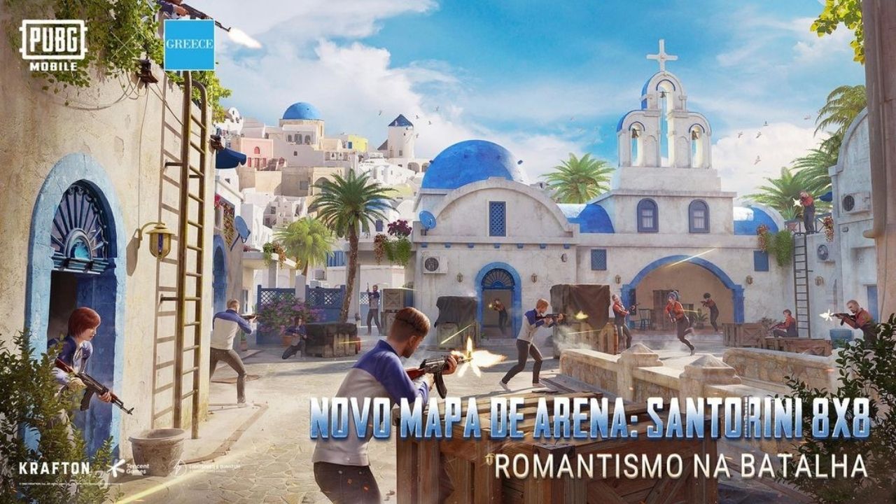 Arena Santorini: PUBG MOBILE recebe novo mapa inspirado em ilha grega