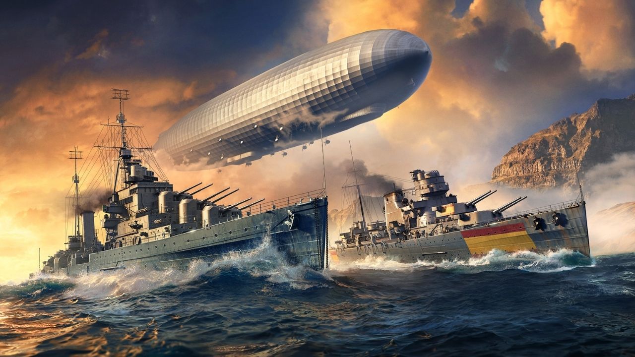 World of Warships recebe superporta-aviões e Corrida de Dirigível em nova atualização