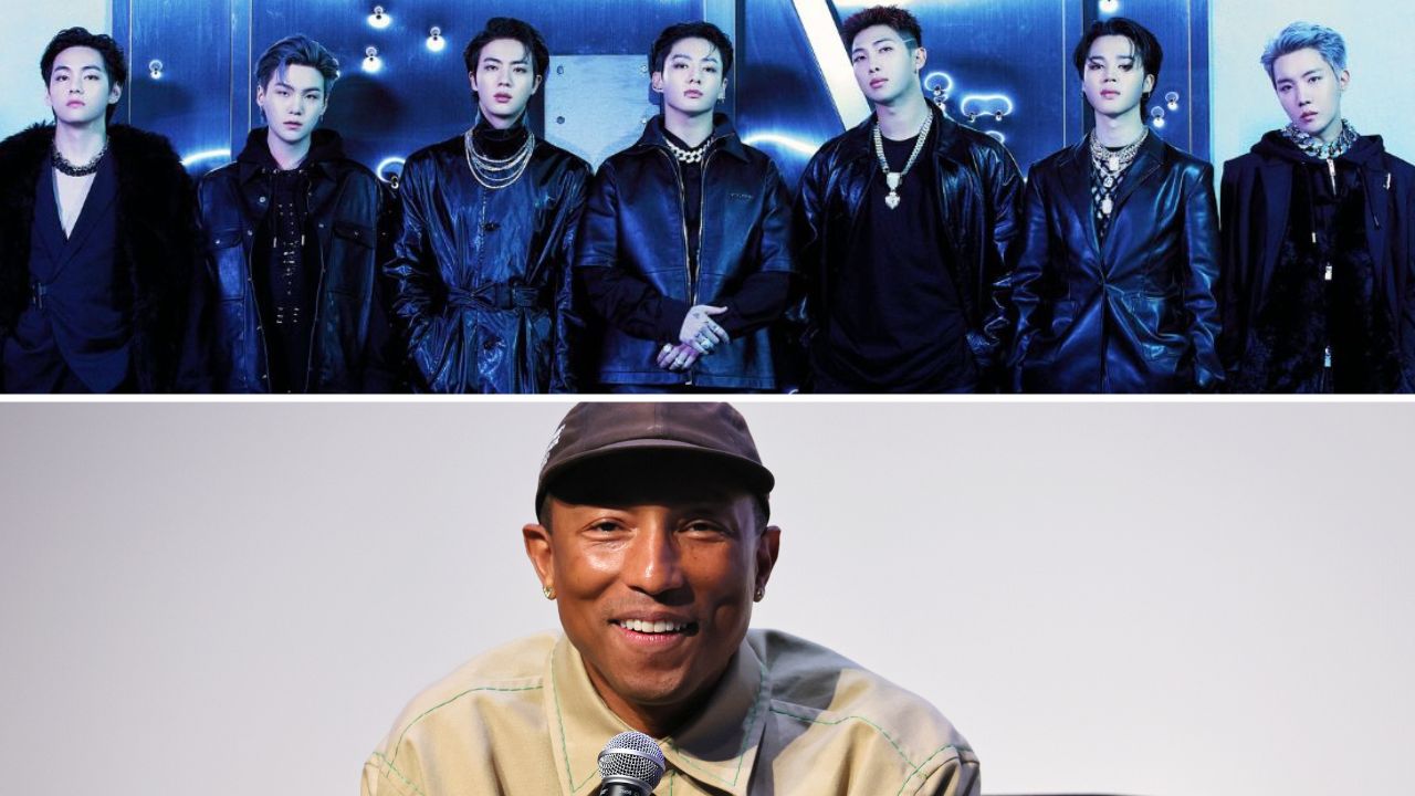 Pharrel anuncia colaboração com BTS em novo álbum