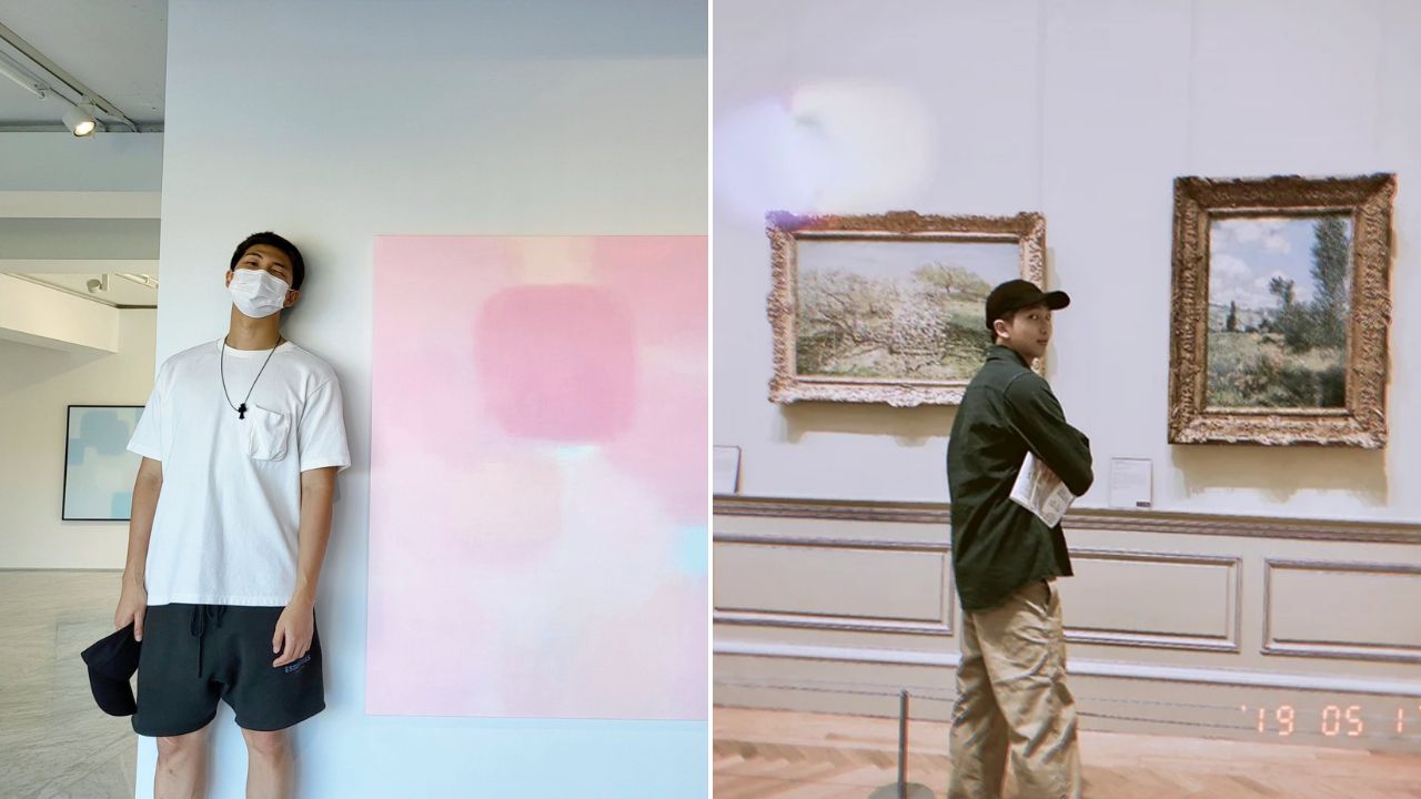 O motivo pelo qual RM, do BTS, sempre visita museus de arte