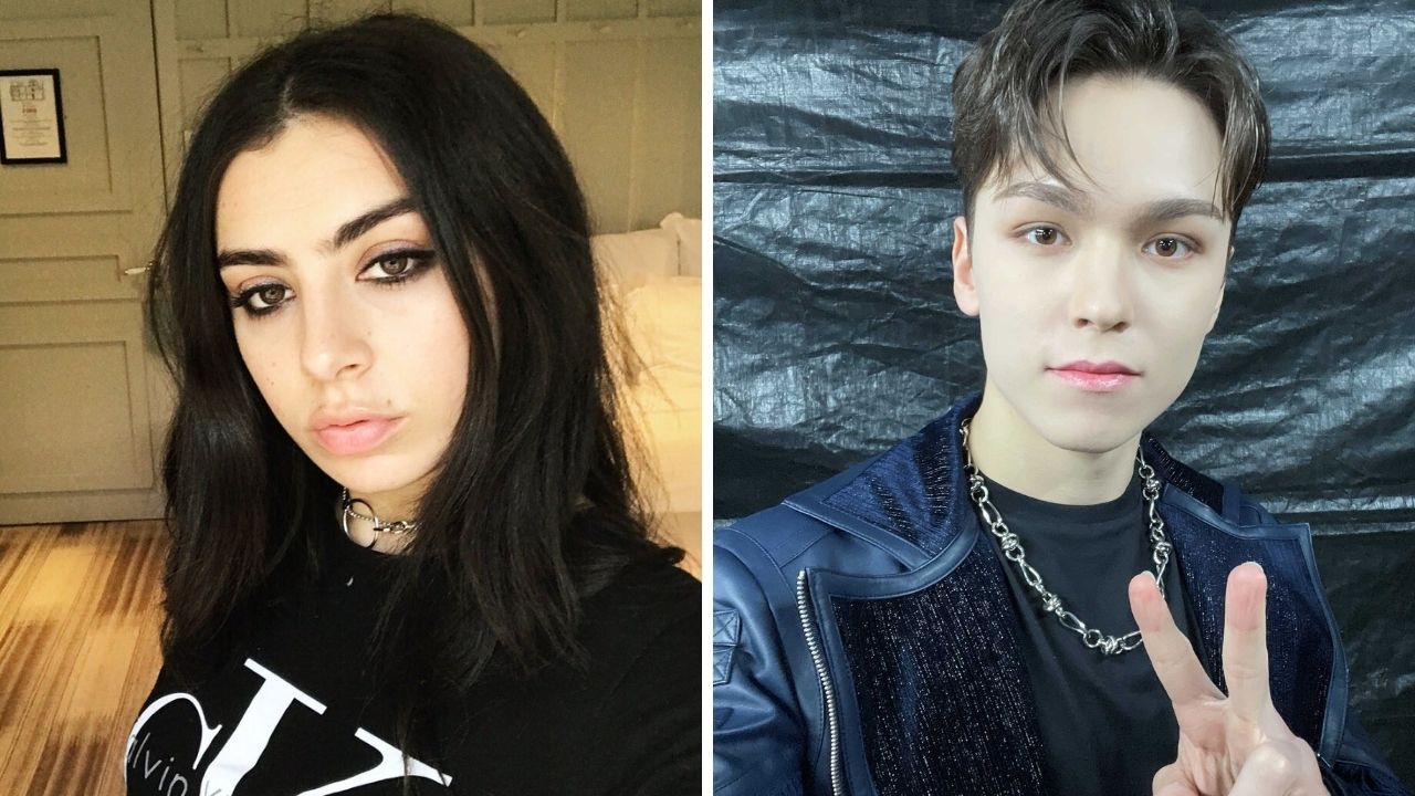 Charlie XCX pede parceria para Vernon, do SEVENTEEN, e tem a melhor resposta possível