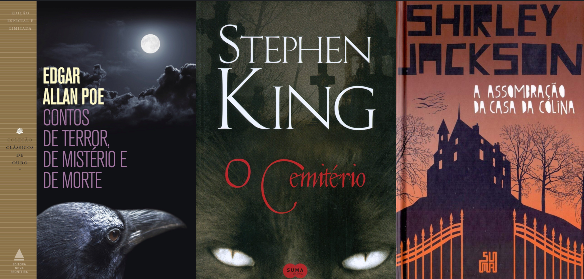 Livros com desconto para os fãs de histórias de terror