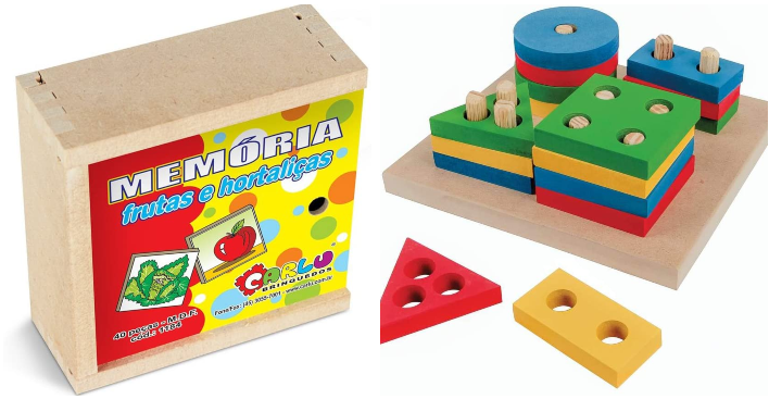 Brinquedos educativos para estimular as crianças
