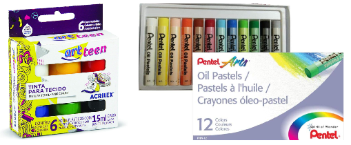 Itens para fazer arte em casa