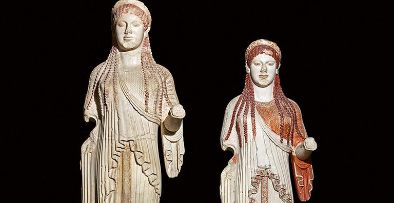 Conheça as verdadeiras cores das estátuas gregas