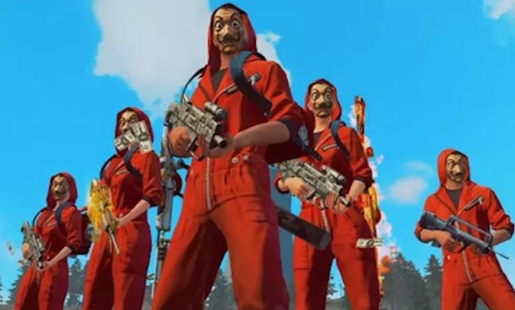 Confira novidades sobre o evento Free Fire e La Casa de Papel