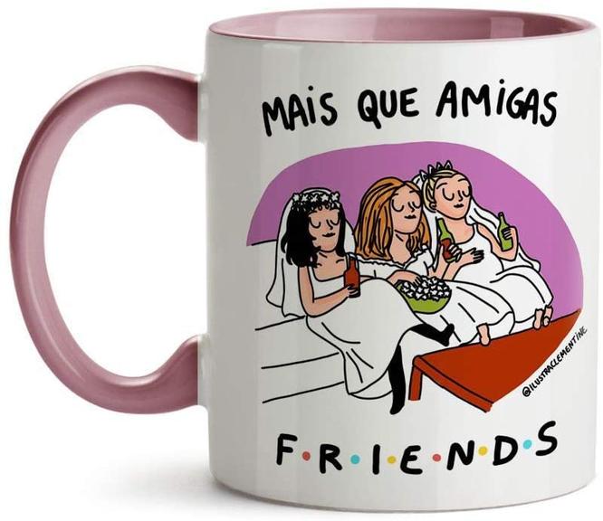 Caneca mais que amigas friends