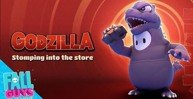 Fall Guys: Skin do Godzilla chega ao jogo na próxima semana