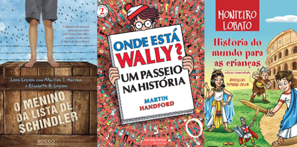15 opções de ficção histórica infantis e infantojuvenis na Amazon